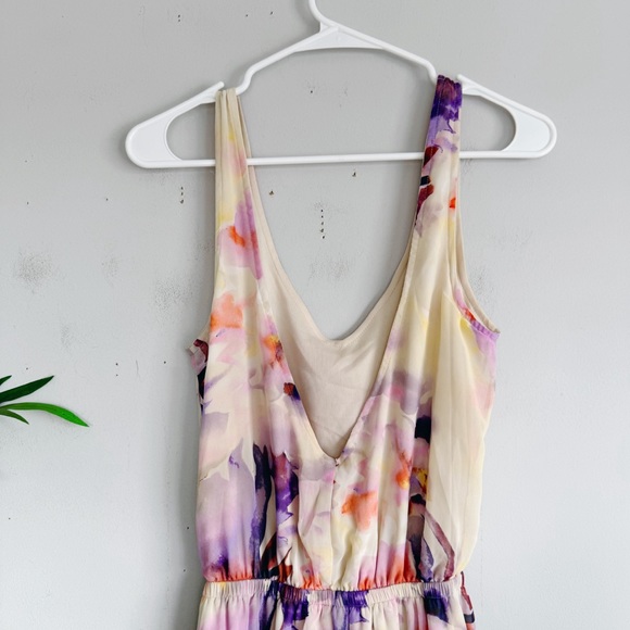 SOLD Show Me Your MuMu Kendall Maxi Dress NWT in Abers Babers Watercolor Small - Picture 7 of 11